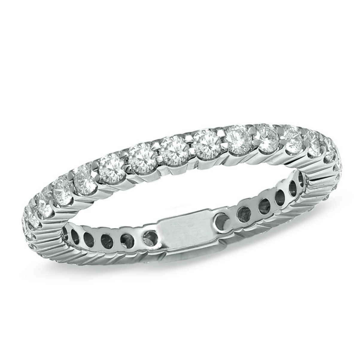 1 ct. tw. Diamond Eternity Band Ring 14K White Gold