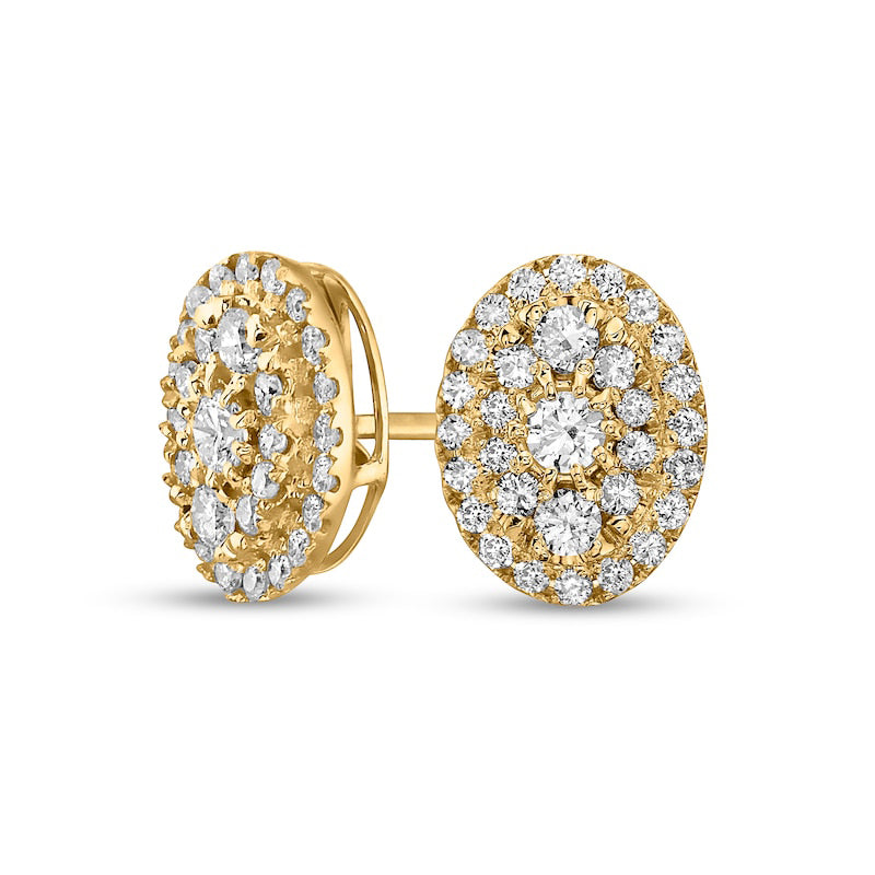 Diamond 0.16/0.16ct Earrings Clip-on 18K K18 WG 750 90258219