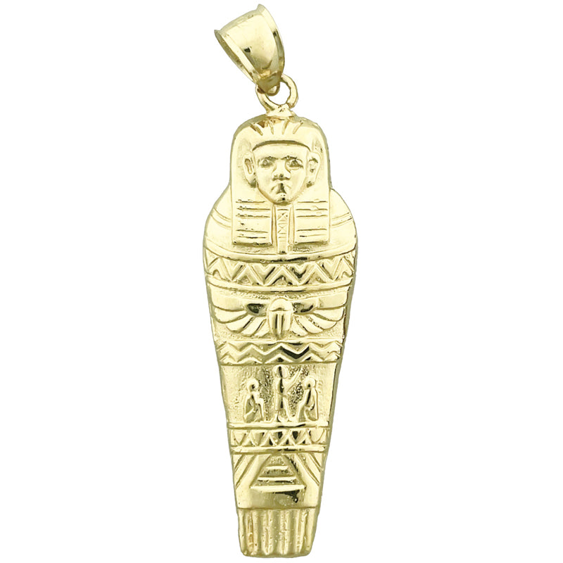 Solid gold egyptian pendant deals