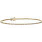 1 ct. tw. Classic Four-Prong Natural Diamond Tennis Bracelet in 14K Yellow Gold