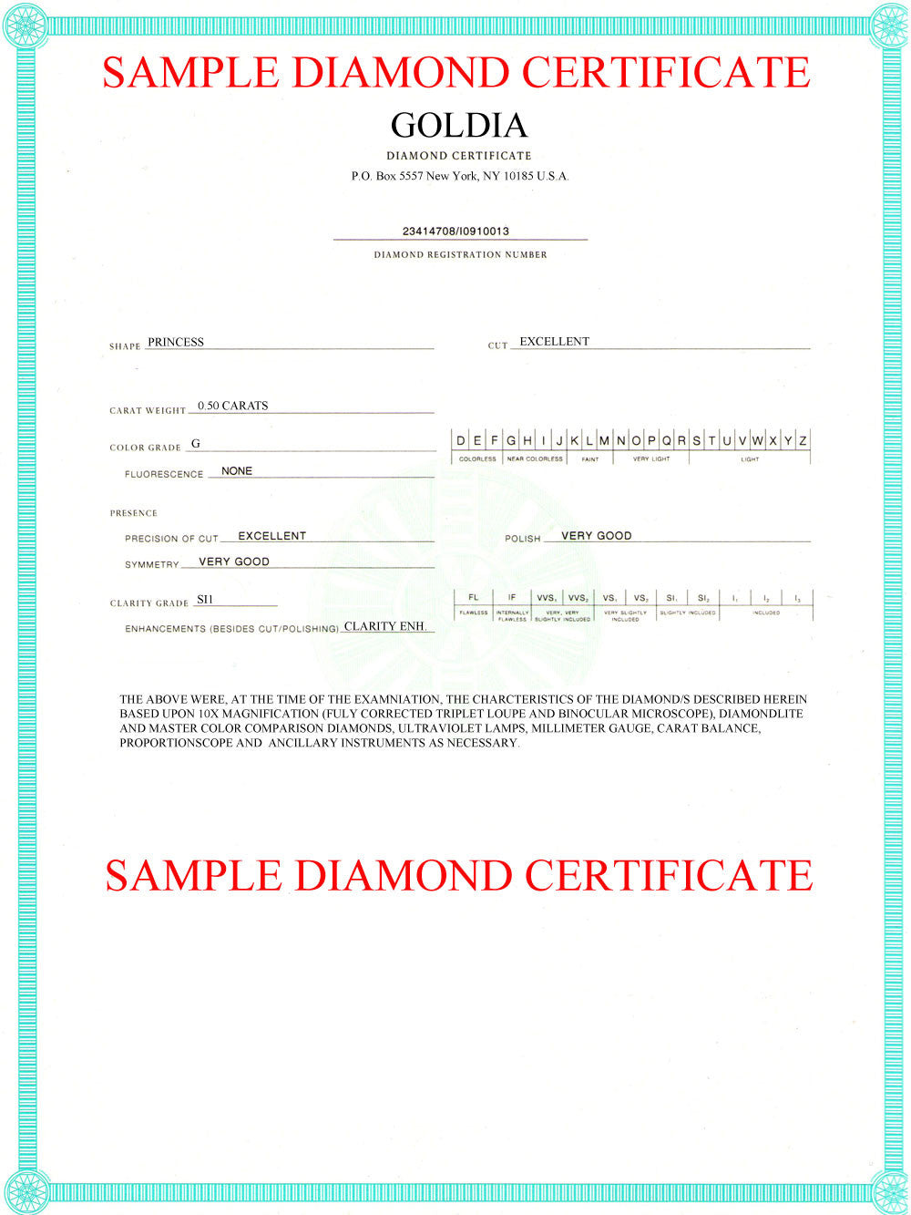 Certified 1/2 CTW Princess-Cut Diamond Stud Earrings in 14k White Gold