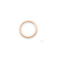 Solid 10K Rose Gold 1.5mm Milgrain Men's/Women's Wedding Band Ring Size 6