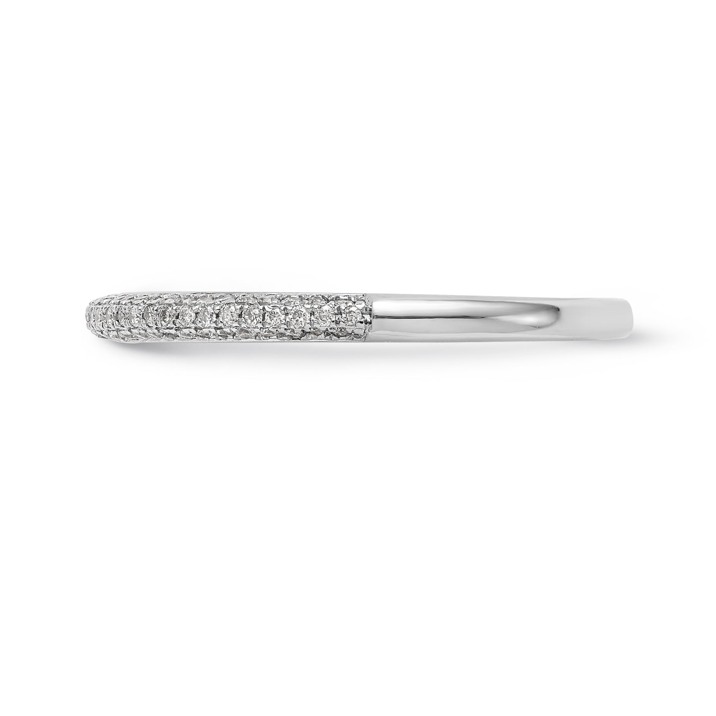 14K White Gold Round Simulated Diamond Halo Engagement Ring