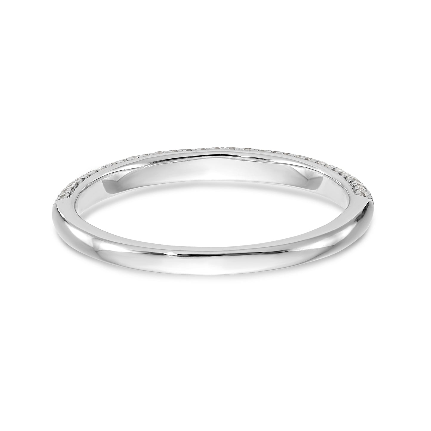 14K White Gold Round Simulated Diamond Halo Engagement Ring