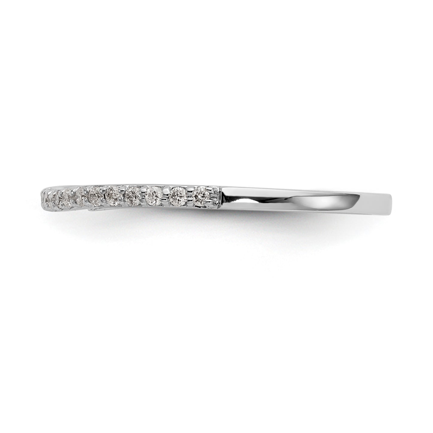 14k White Gold Diamond Set of 2 Wedding Bands