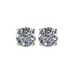 1 1/2 CTW Diamond Earrings in 14kt White Gold
