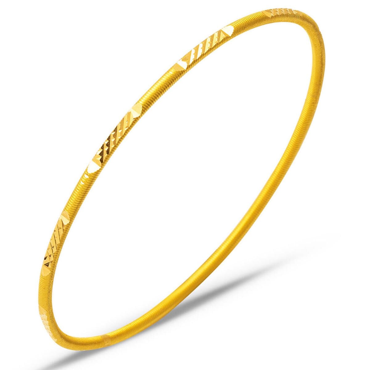 22K Yellow Gold Star Ajda Bangle (6 g)