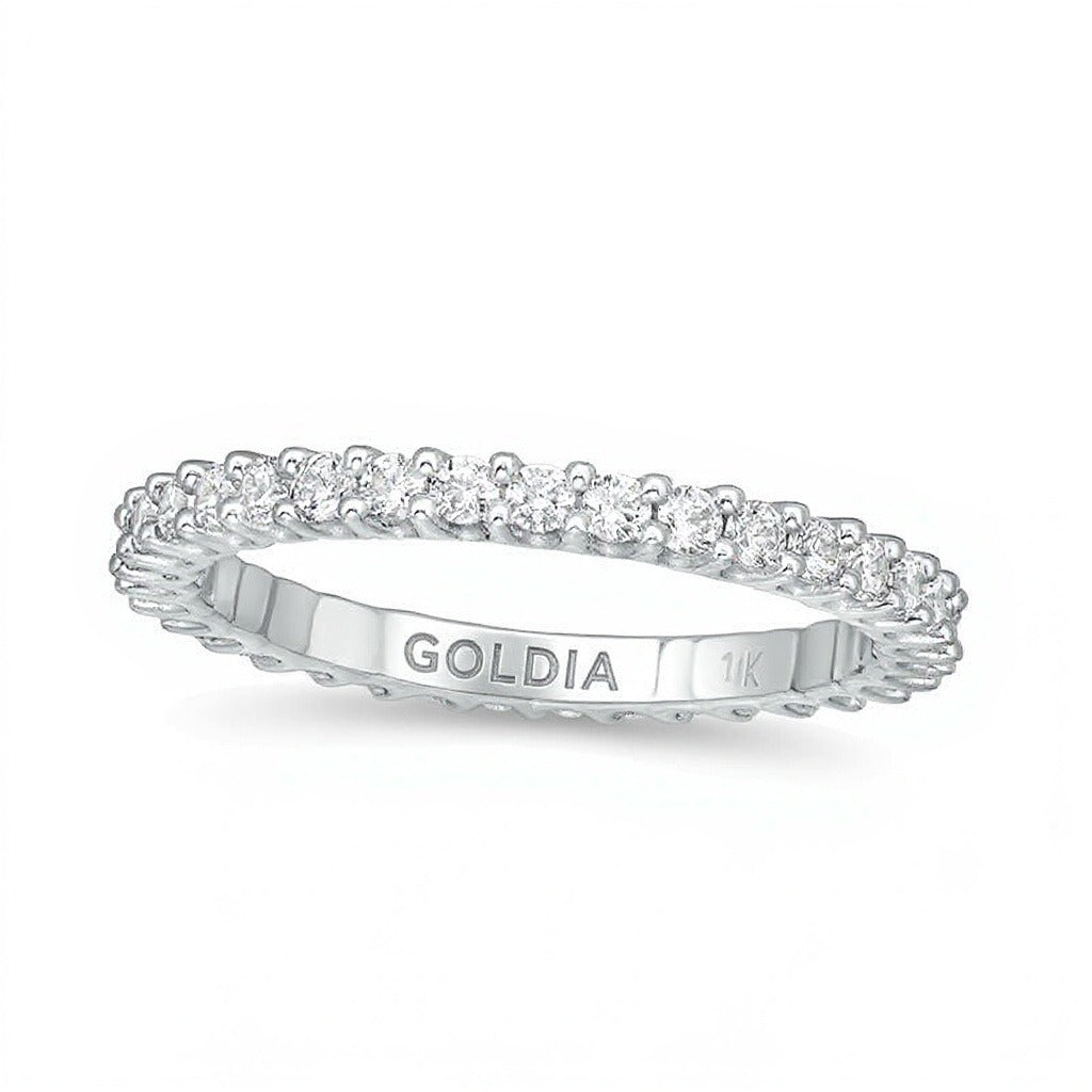 0.75 CT. TW Diamond Eternity Band in 10K White Gold
