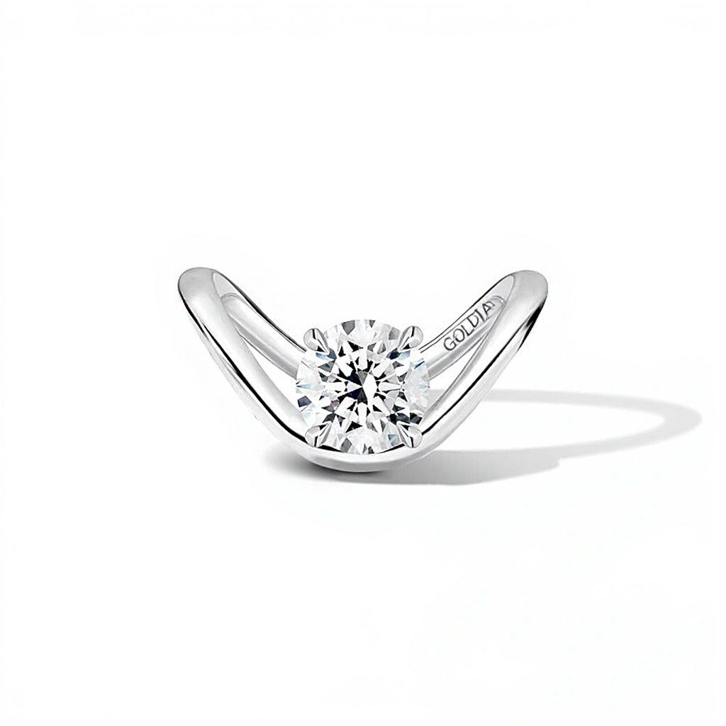 Zales x SHAHLA 2.0 CT. Lab-Grown Diamond Solitaire Dip Engagement Ring in Platinum (F/VS2)