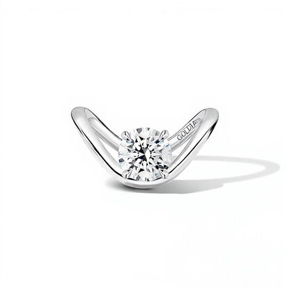 Zales x SHAHLA 2.0 CT. Lab-Grown Diamond Solitaire Dip Engagement Ring in Platinum (F/VS2)