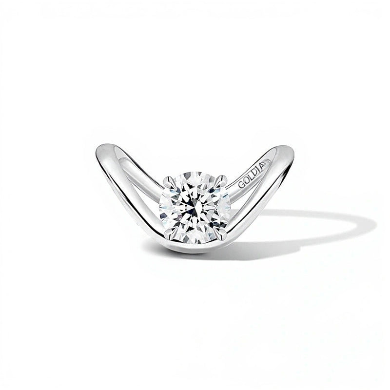 Zales x SHAHLA 2.0 CT. Lab-Grown Diamond Solitaire Dip Engagement Ring in Platinum (F/VS2)