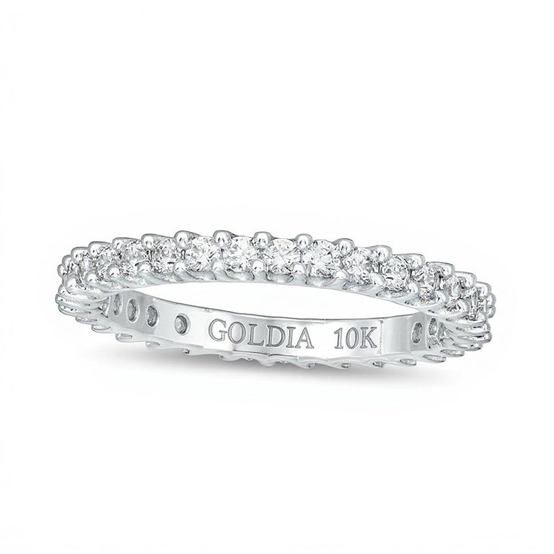1.0 CT. TW Diamond Eternity Band in 10K White Gold