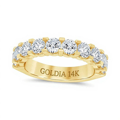 2.0 CT. TW Diamond Ten Stone Wedding Band in 14K Gold (I/I2)
