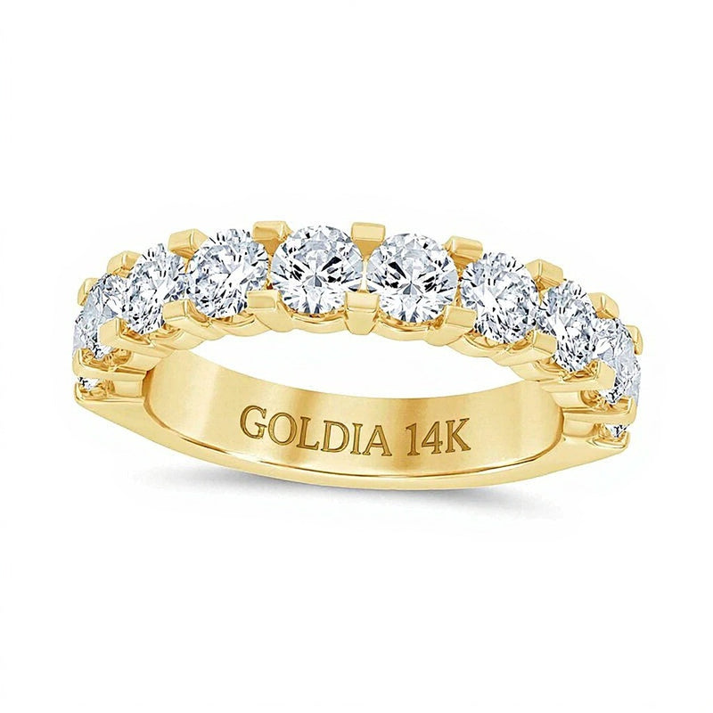 2.0 CT. TW Diamond Ten Stone Wedding Band in 14K Gold (I/I2)