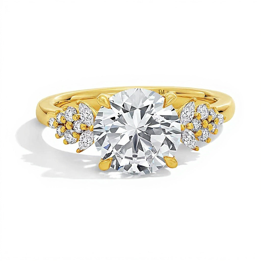 3.33 CT. TW Lab-Grown Diamond Engagement Ring in 14K Gold (F/VS2)