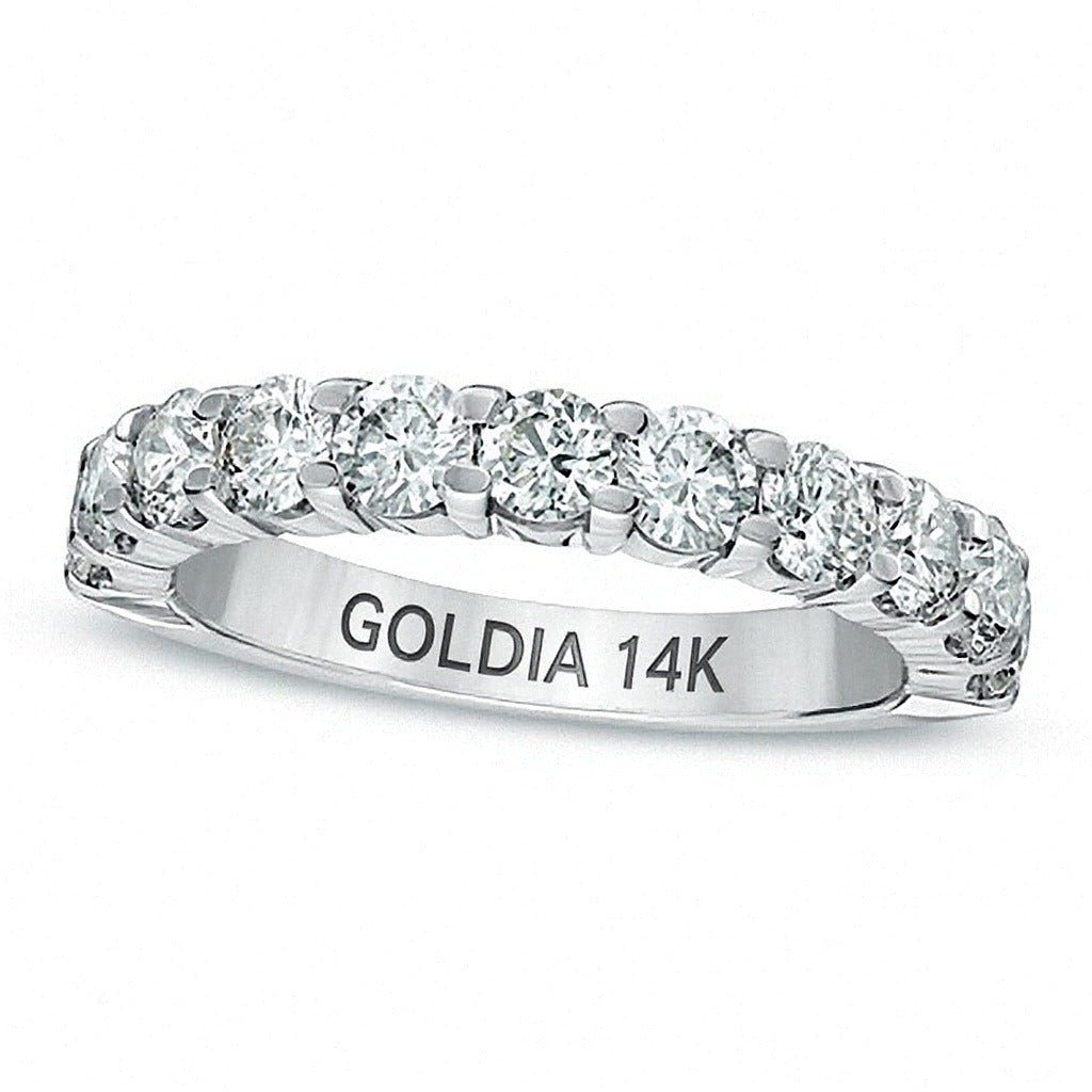 1.5 CT. TW Diamond Anniversary Band in 14K White Gold
