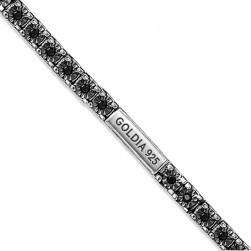 0.5 CT. TW Black Diamond Tennis Bracelet in Sterling Silver