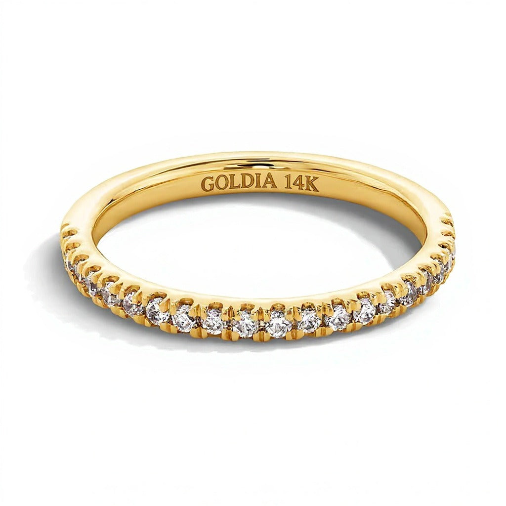 0.25 CT. TW Lab-Grown Diamond Band in 14K Gold (F/SI2)