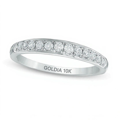 0.2 CT. TW Diamond Anniversary Band in 10K White Gold