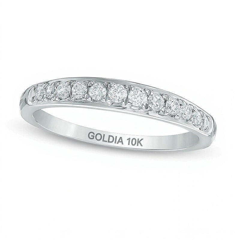 0.2 CT. TW Diamond Anniversary Band in 10K White Gold