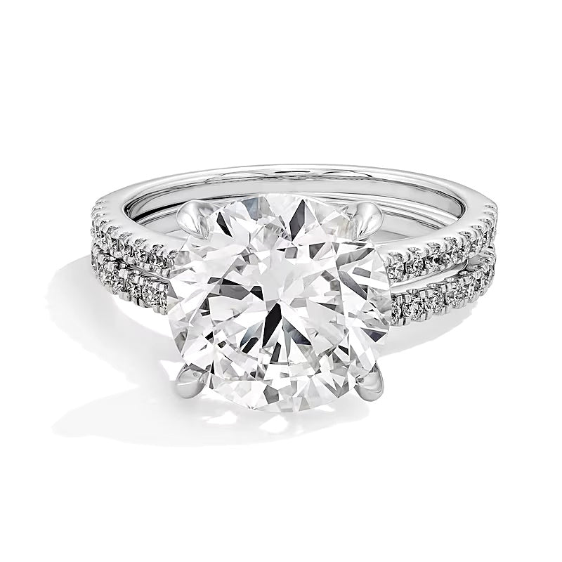 5.63 CT. TW Lab-Grown Diamond Bridal Set in 14K White Gold (F/VS2)