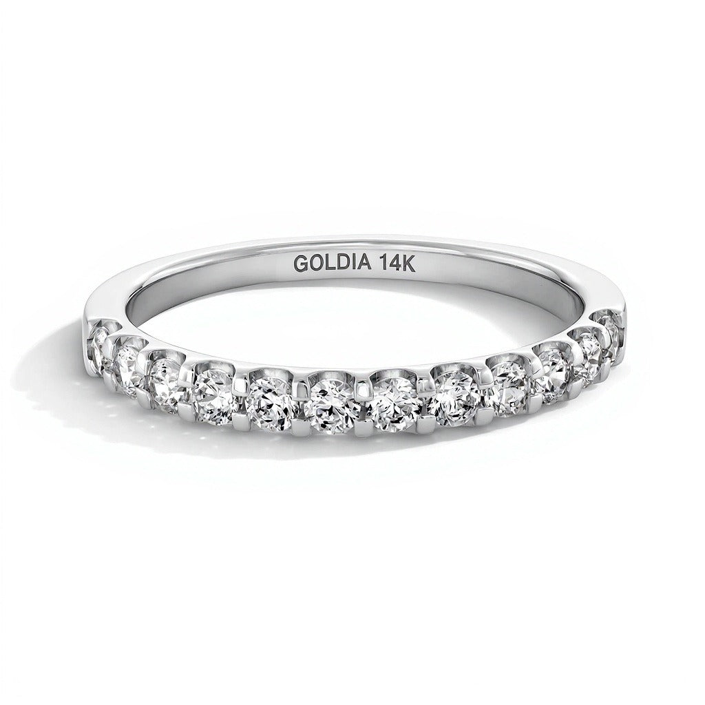 0.5 CT. TW Diamond Band in 14K White Gold (I/SI2)