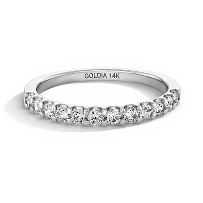 0.5 CT. TW Diamond Band in 14K White Gold (I/SI2)