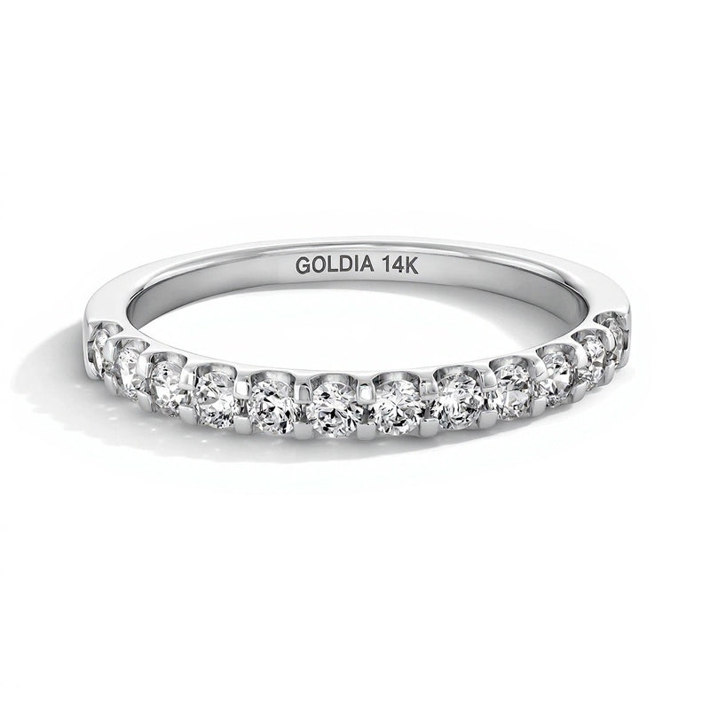 0.5 CT. TW Diamond Band in 14K White Gold (I/SI2)