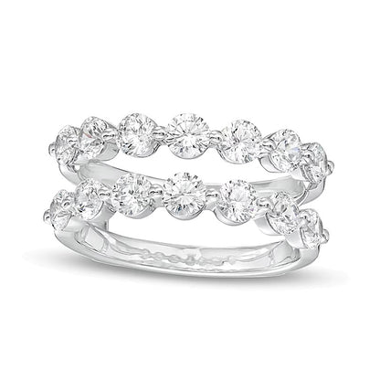 2.0 CT. TW Lab-Grown Diamond Solitaire Enhancer in 14K White Gold (F/VS2)