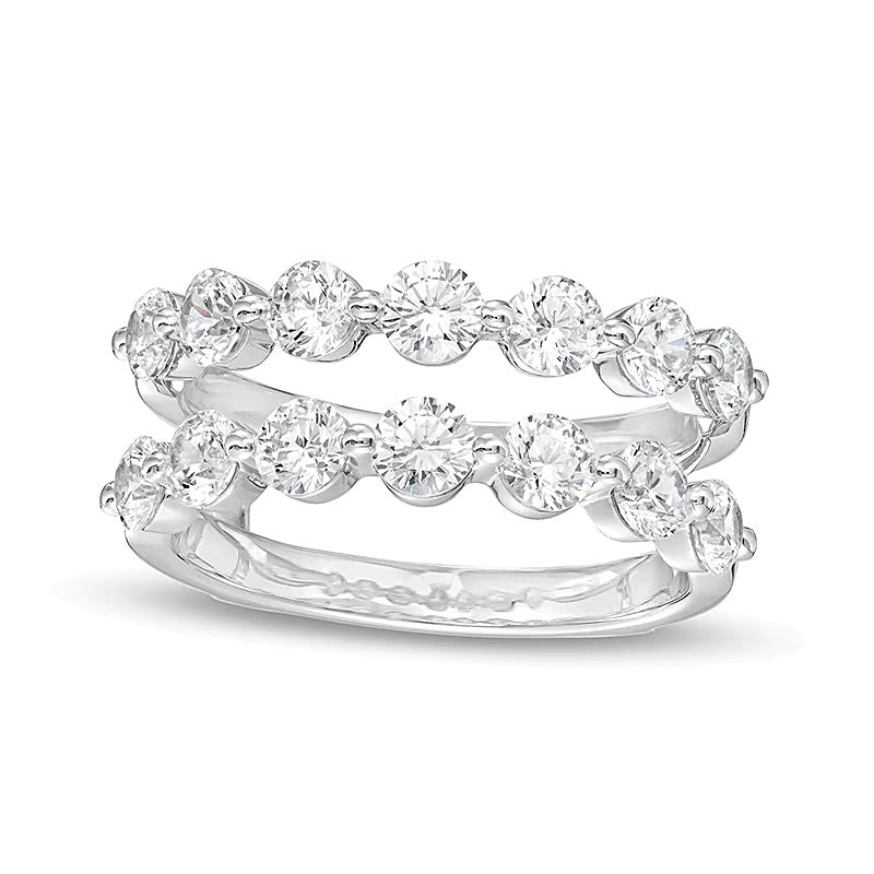 2.0 CT. TW Lab-Grown Diamond Solitaire Enhancer in 14K White Gold (F/VS2)