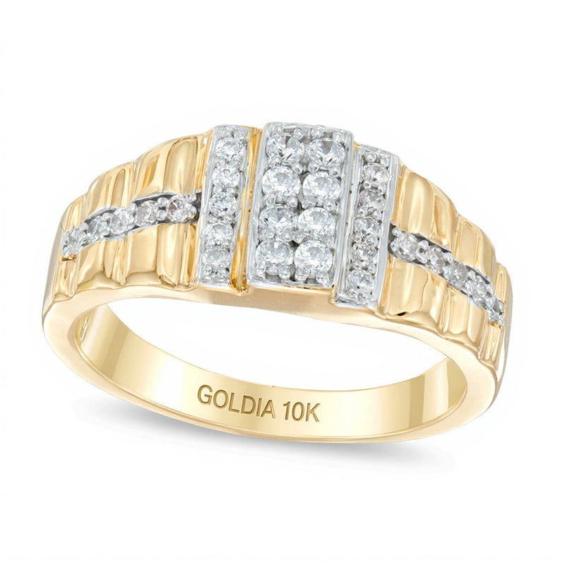 0.5 CT. TW Diamond Ring in 10K Gold