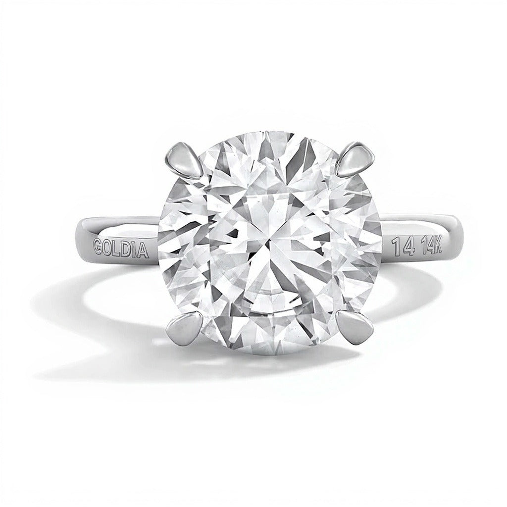 5.25 CT. TW Lab-Grown Diamond Solitaire Engagement Ring in 14K White Gold (F/VS2)
