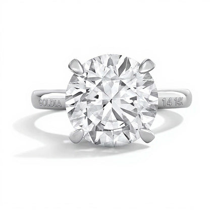5.25 CT. TW Lab-Grown Diamond Solitaire Engagement Ring in 14K White Gold (F/VS2)