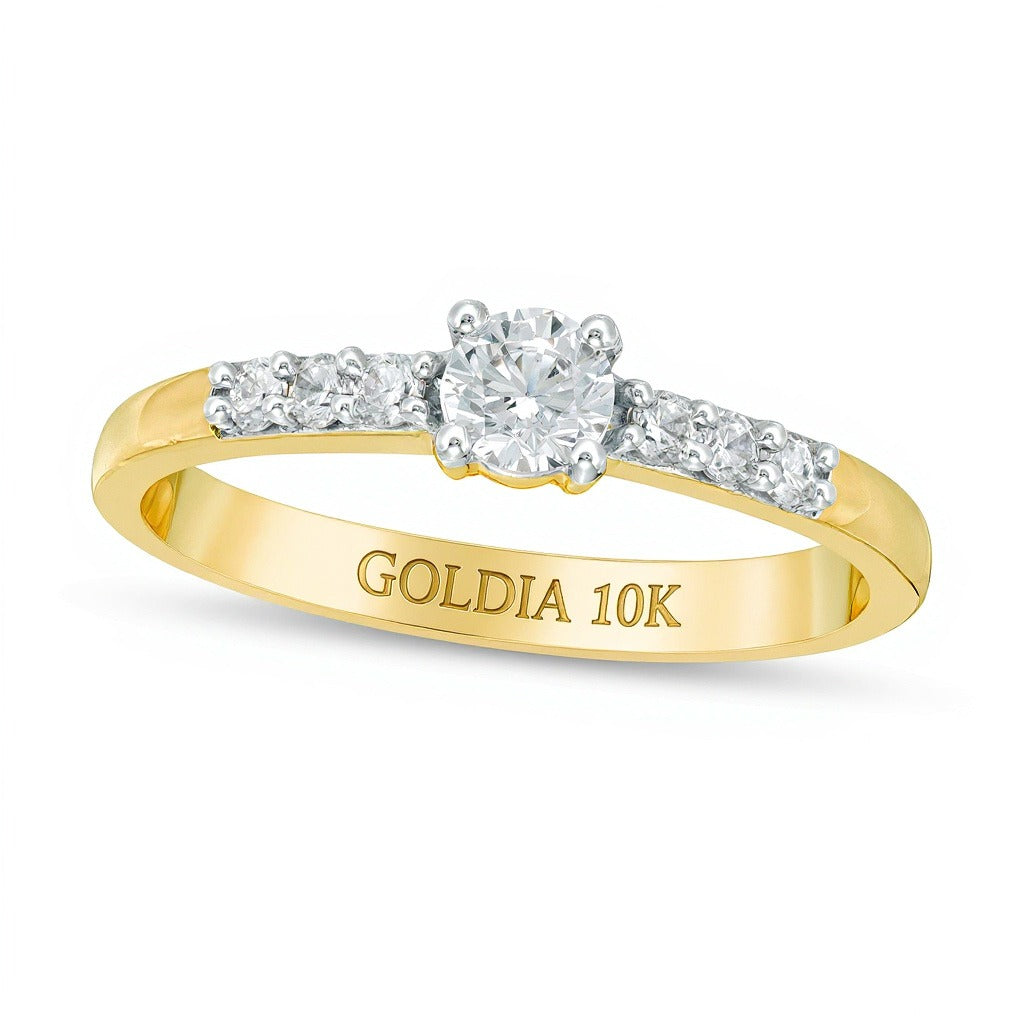 0.33 CT. TW Diamond Engagement Ring in 10K Gold