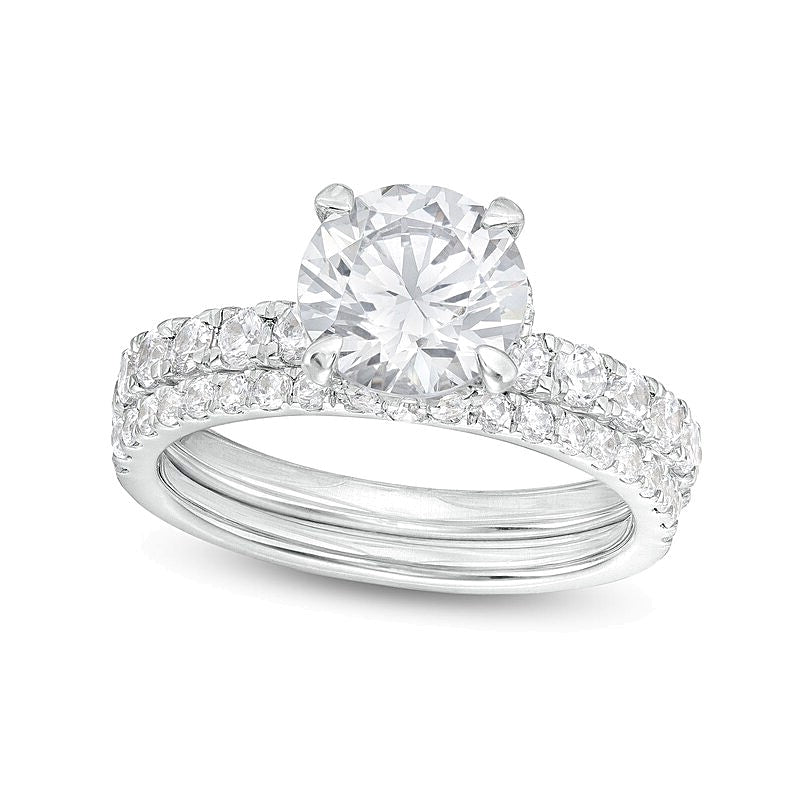 3.0 CT. TW Lab-Grown Diamond Bridal Set in 14K White Gold (I/SI2)