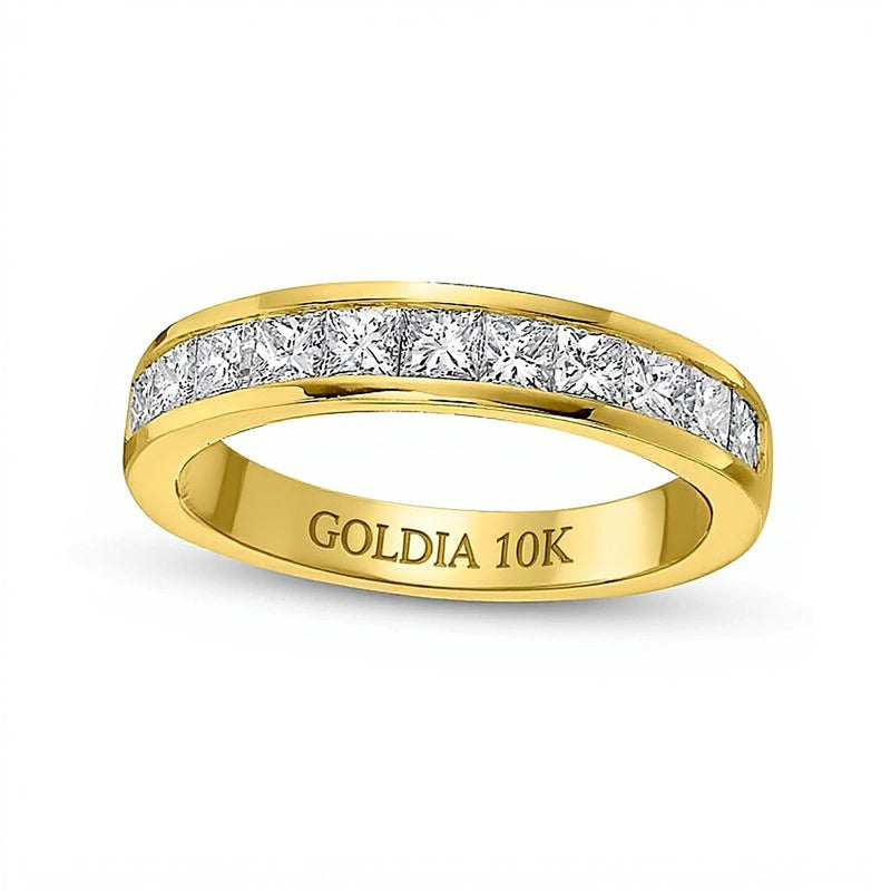 1.0 CT. TW Princess-Cut Diamond Eleven Stone Anniversary Band in 10K Gold