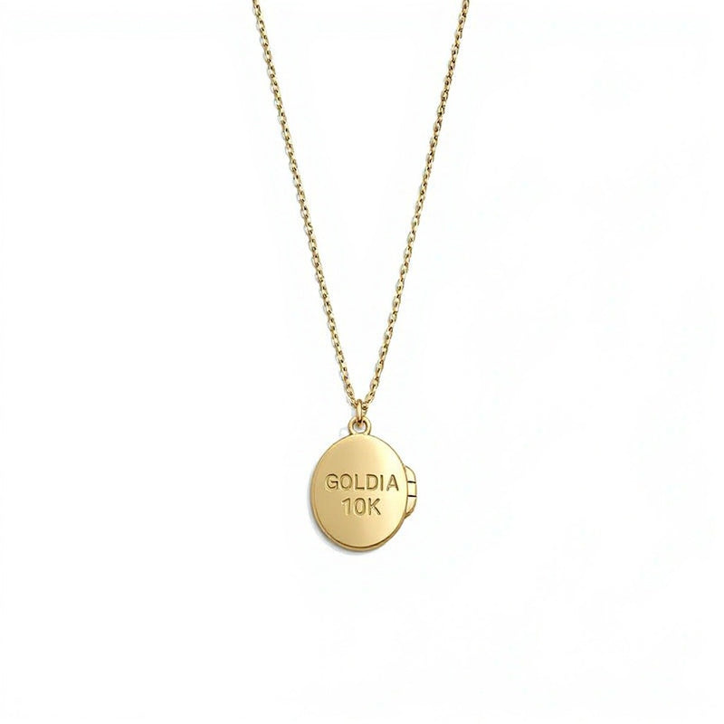 Oval Locket in 10K Gold