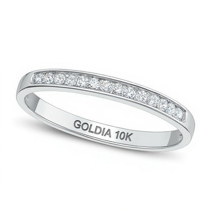 0.1 CT. TW Diamond Anniversary Band in 10K White Gold