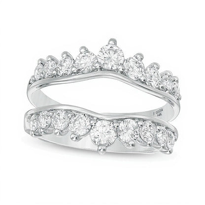 1.5 CT. TW Diamond Solitaire Enhancer in 14K White Gold