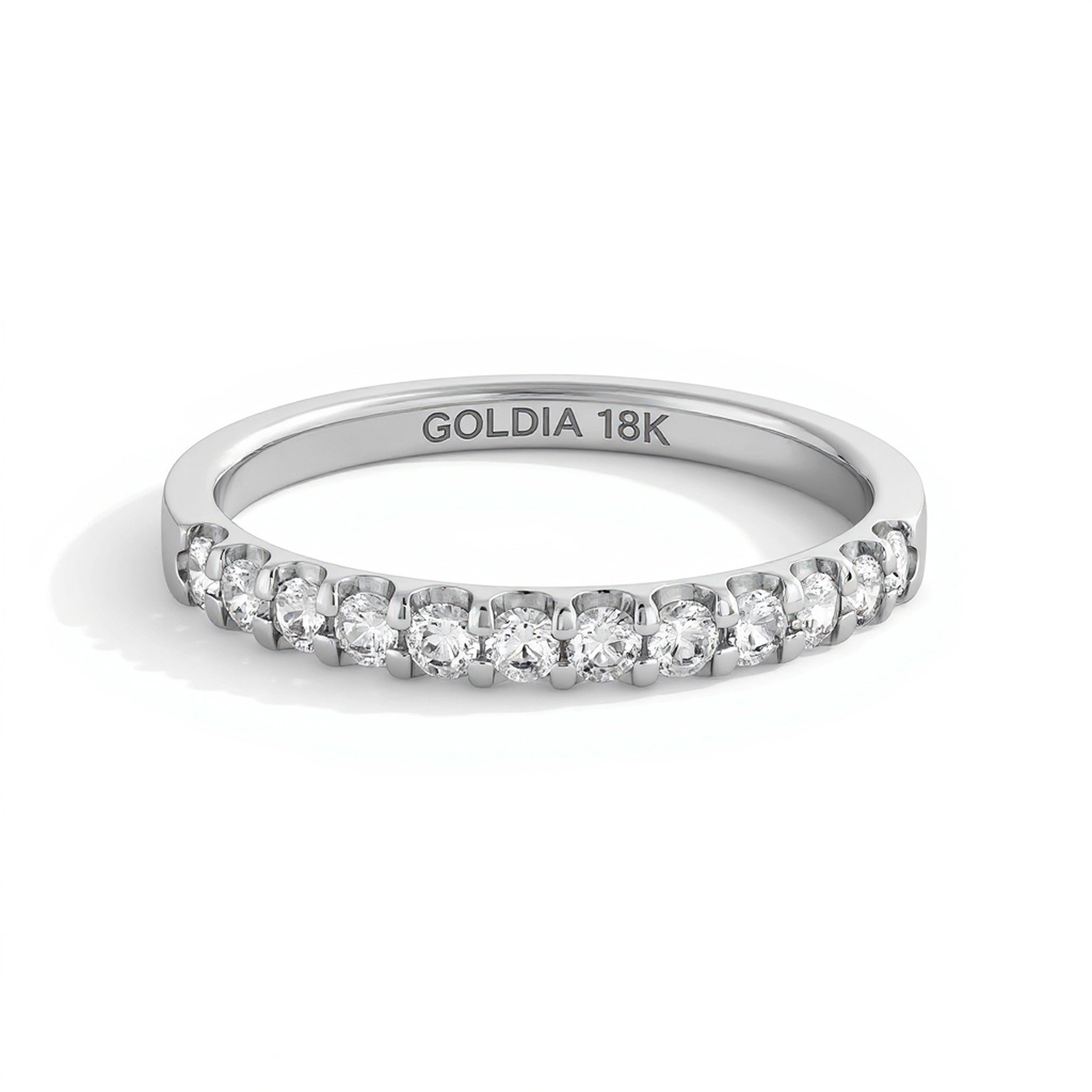 0.33 CT. TW Diamond Band in 18K White Gold (F/I1)