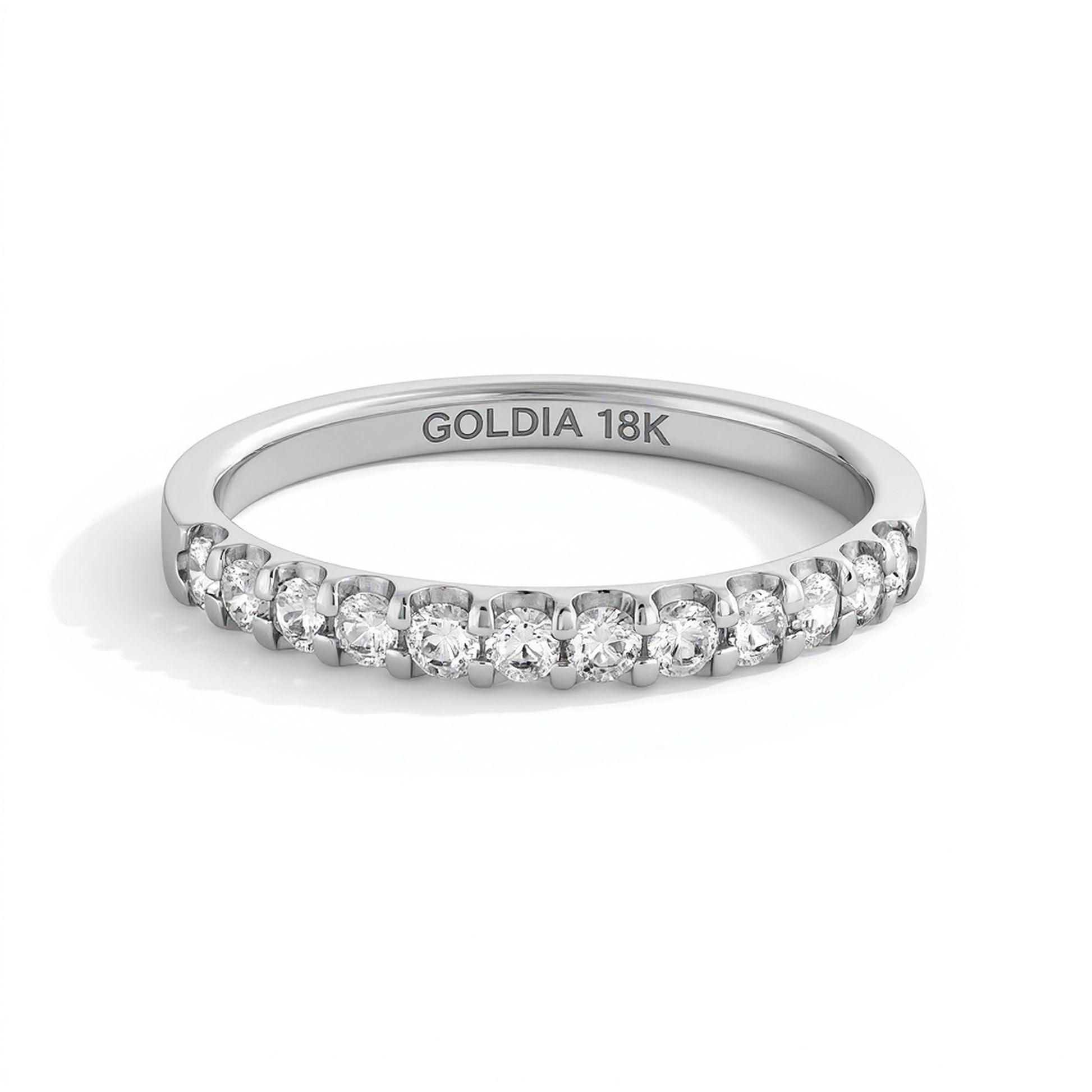 0.33 CT. TW Diamond Band in 18K White Gold (F/I1)