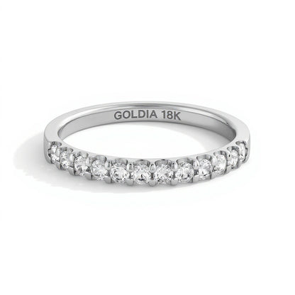 0.33 CT. TW Diamond Band in 18K White Gold (F/I1)