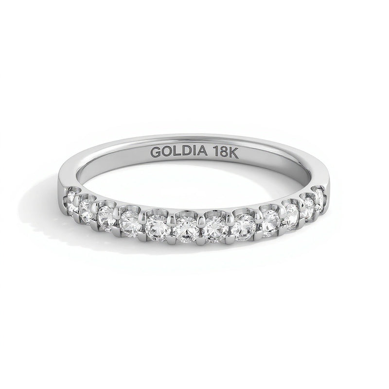 0.33 CT. TW Diamond Band in 18K White Gold (F/I1)