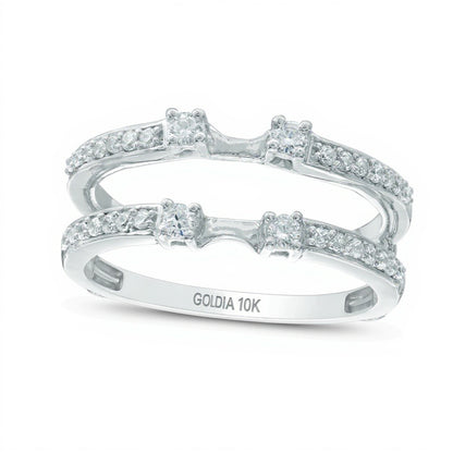 0.33 CT. TW Diamond Solitaire Enhancer in 10K White Gold