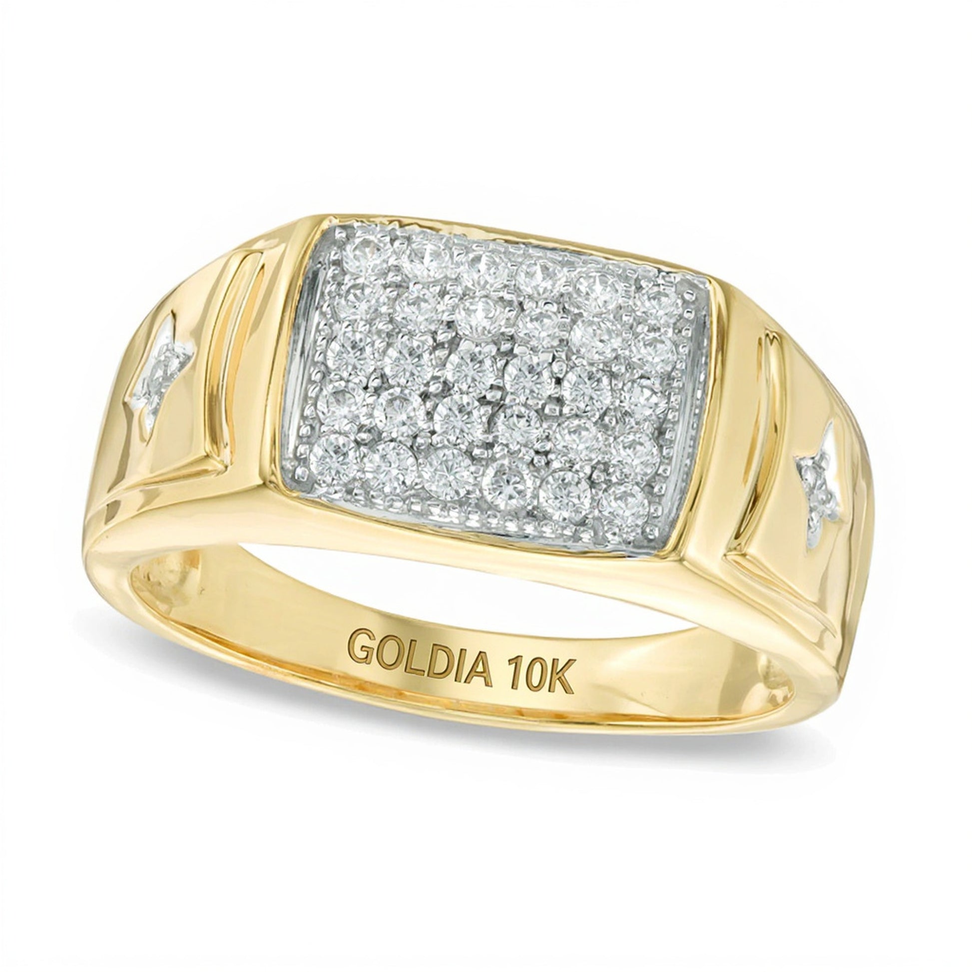 0.5 CT. TW Diamond Ring in 10K Gold