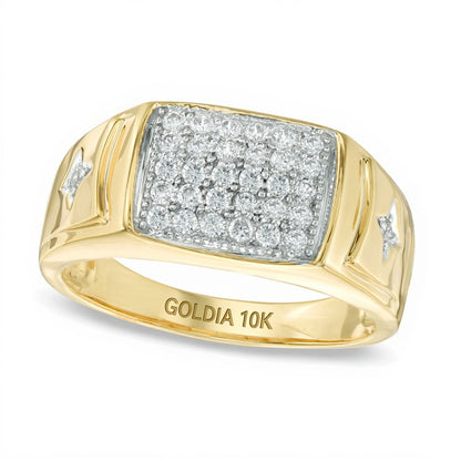 0.5 CT. TW Diamond Ring in 10K Gold