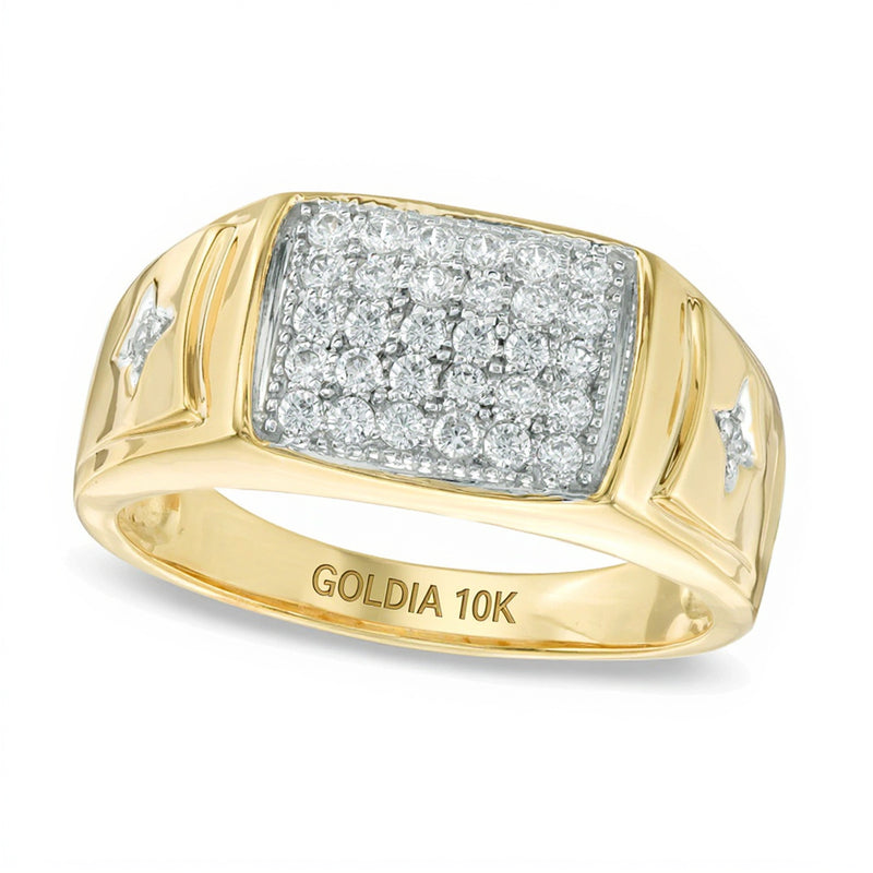 0.5 CT. TW Diamond Ring in 10K Gold