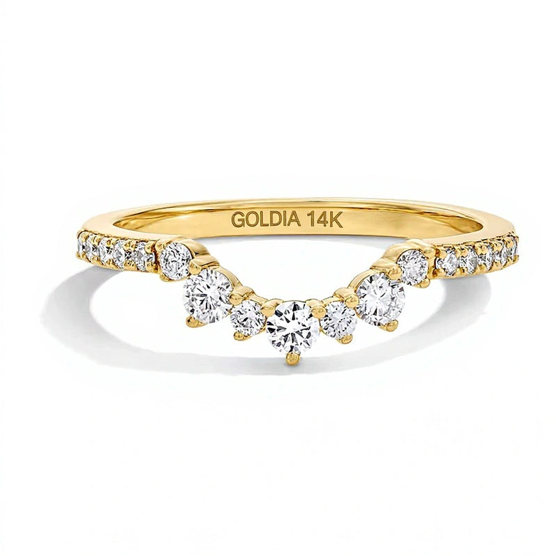 0.33 CT. TW Marquise-Cut Lab-Grown Diamond Solitaire Enhancer Ring in 14K Gold (F/VS2)