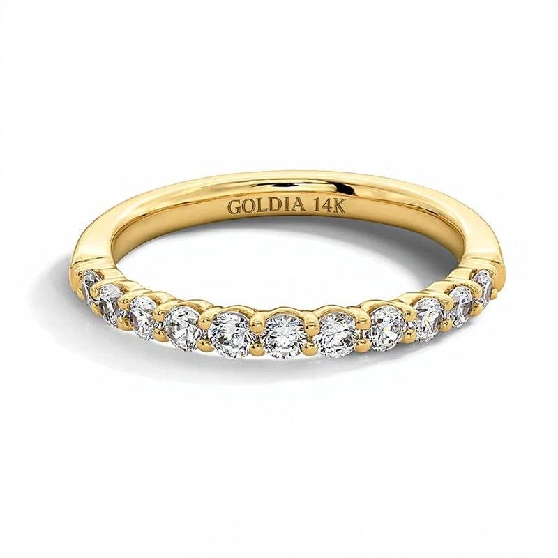 0.5 CT. TW Lab-Grown Diamond Band in 14K Gold (I/SI2)