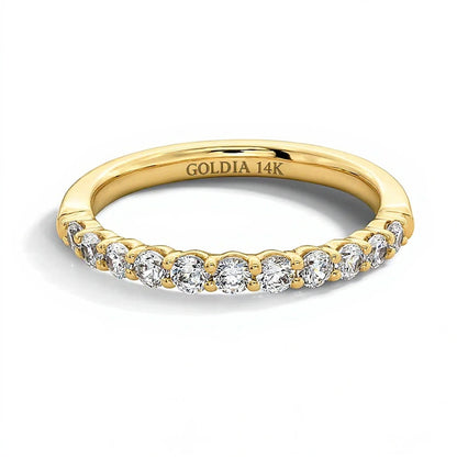 0.5 CT. TW Lab-Grown Diamond Band in 14K Gold (I/SI2)